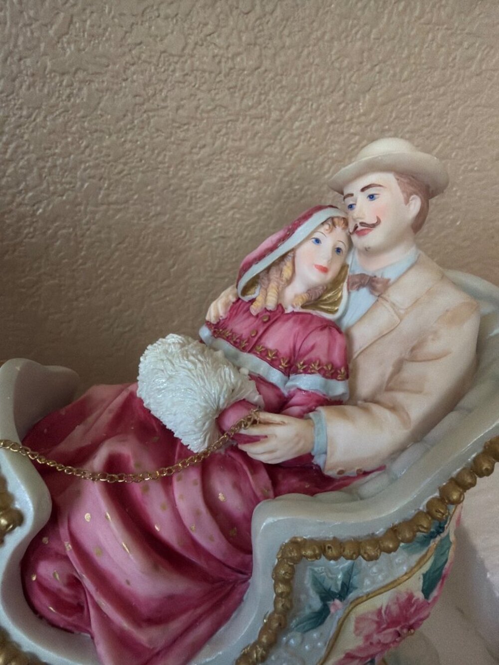 San Francisco Music Box Co. Victorian Sleigh Ride Figurine in Box Ellen Kamysz - Picture 13 of 17